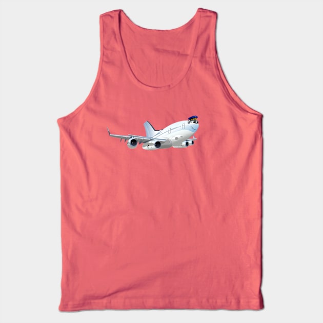 Cartoon plane Tank Top by Mechanik